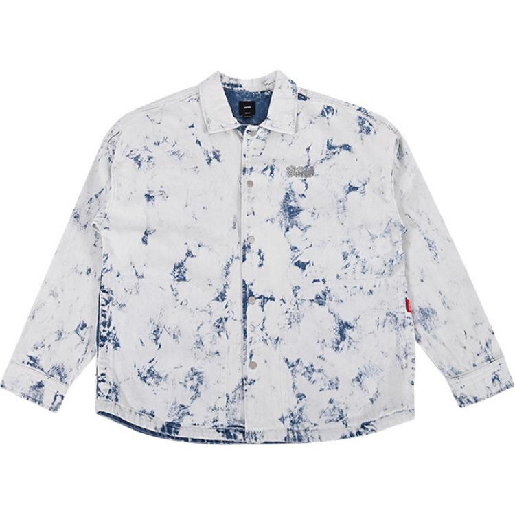 

Vans Куртка мужская синяя с белой надписью, Blue White