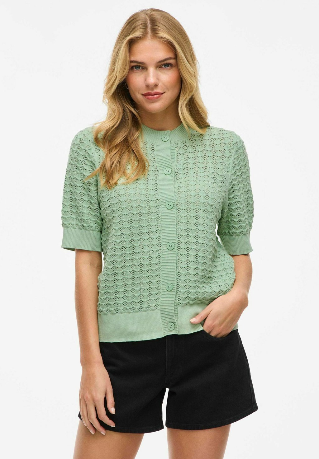 

Кардиган VIVUA KURZARM VILA, цвет Silt Green