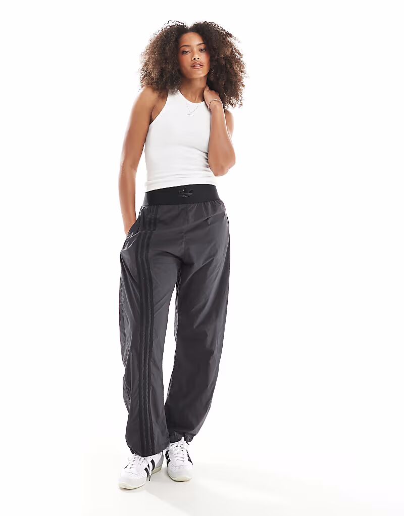 

Черные спортивные брюки Adidas Originals Waistband