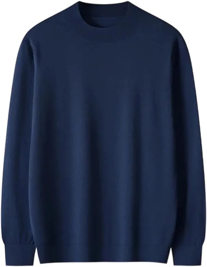 

Мужской пуловер из кашемира с круглым вырезом