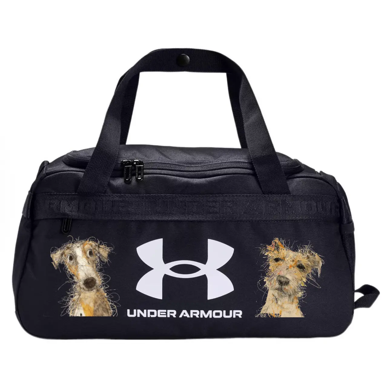 

Under Armour Полиэстеровый наплечный рюкзак через плечо, Oil painting dog