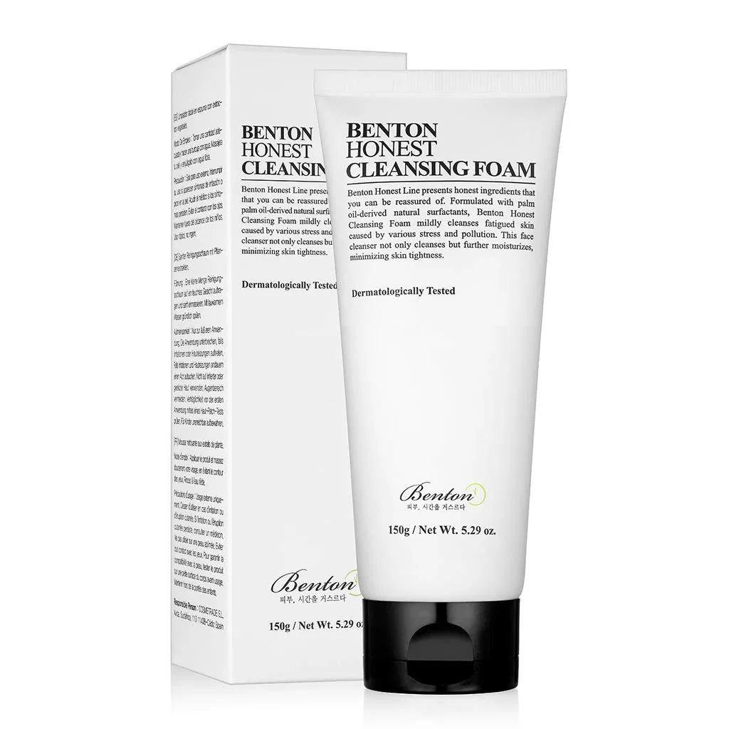 Пенка для умывания Benton — Очищающая пенка «Honest Cleansing Foam» от