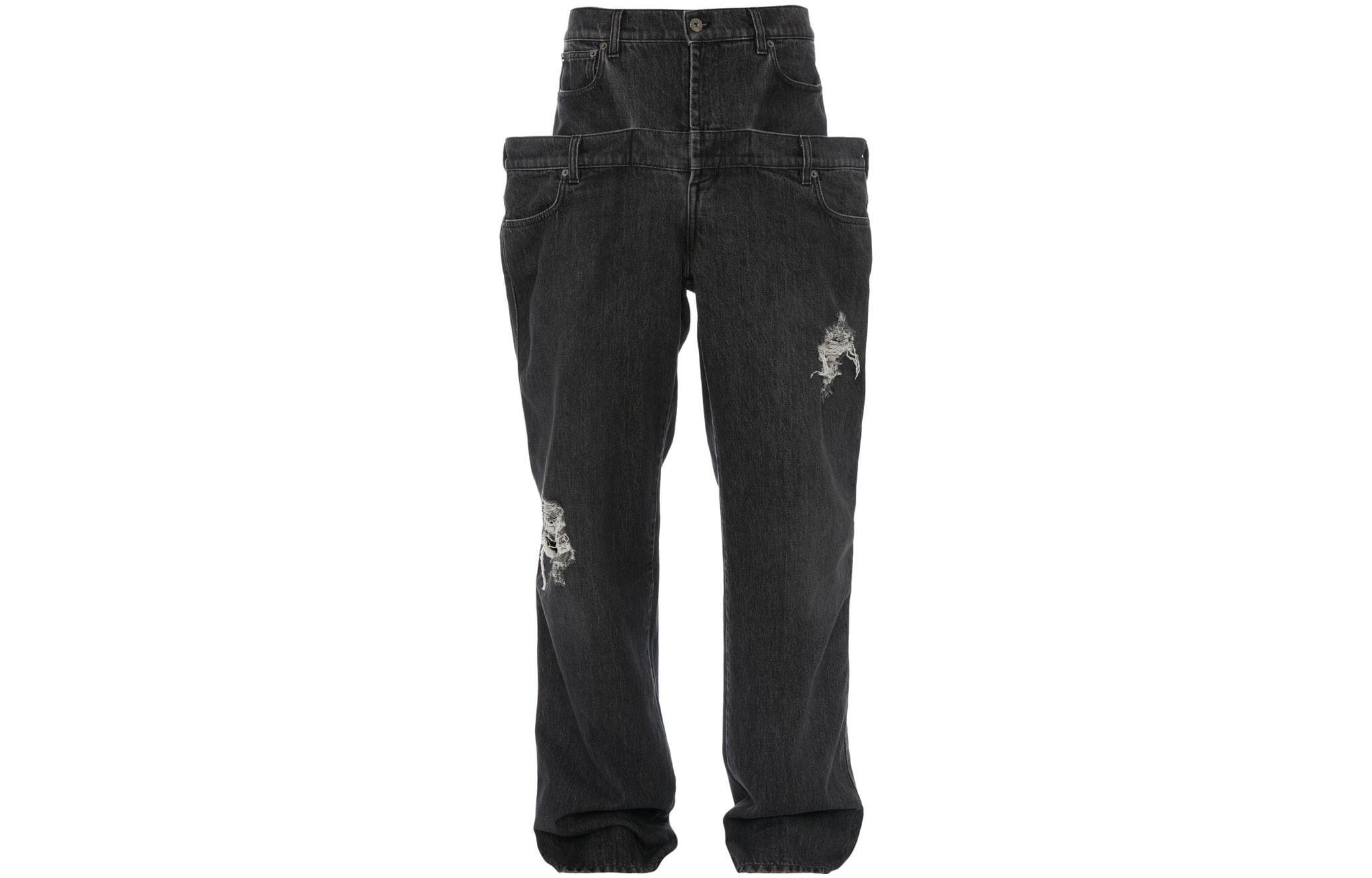 

Джинсы унисекс темно-серые JW Anderson