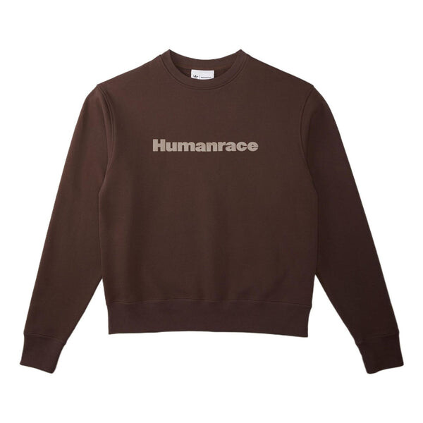 

Толстовка x pharrell humanrace logo sweatshirt 'brown' Adidas, мультиколор
