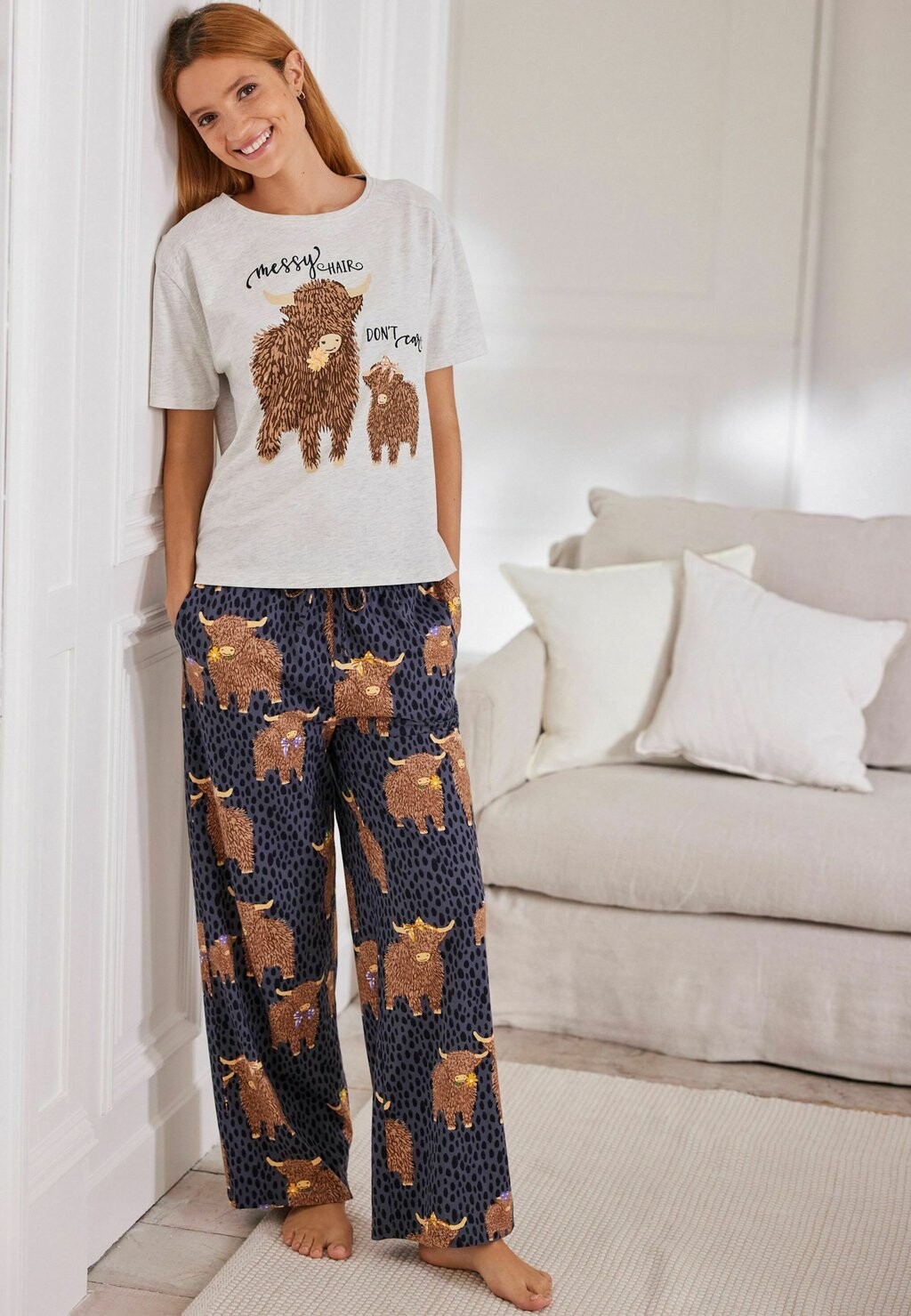 

Комплект ночного белья SHORT SLEEVE Next, бежевый