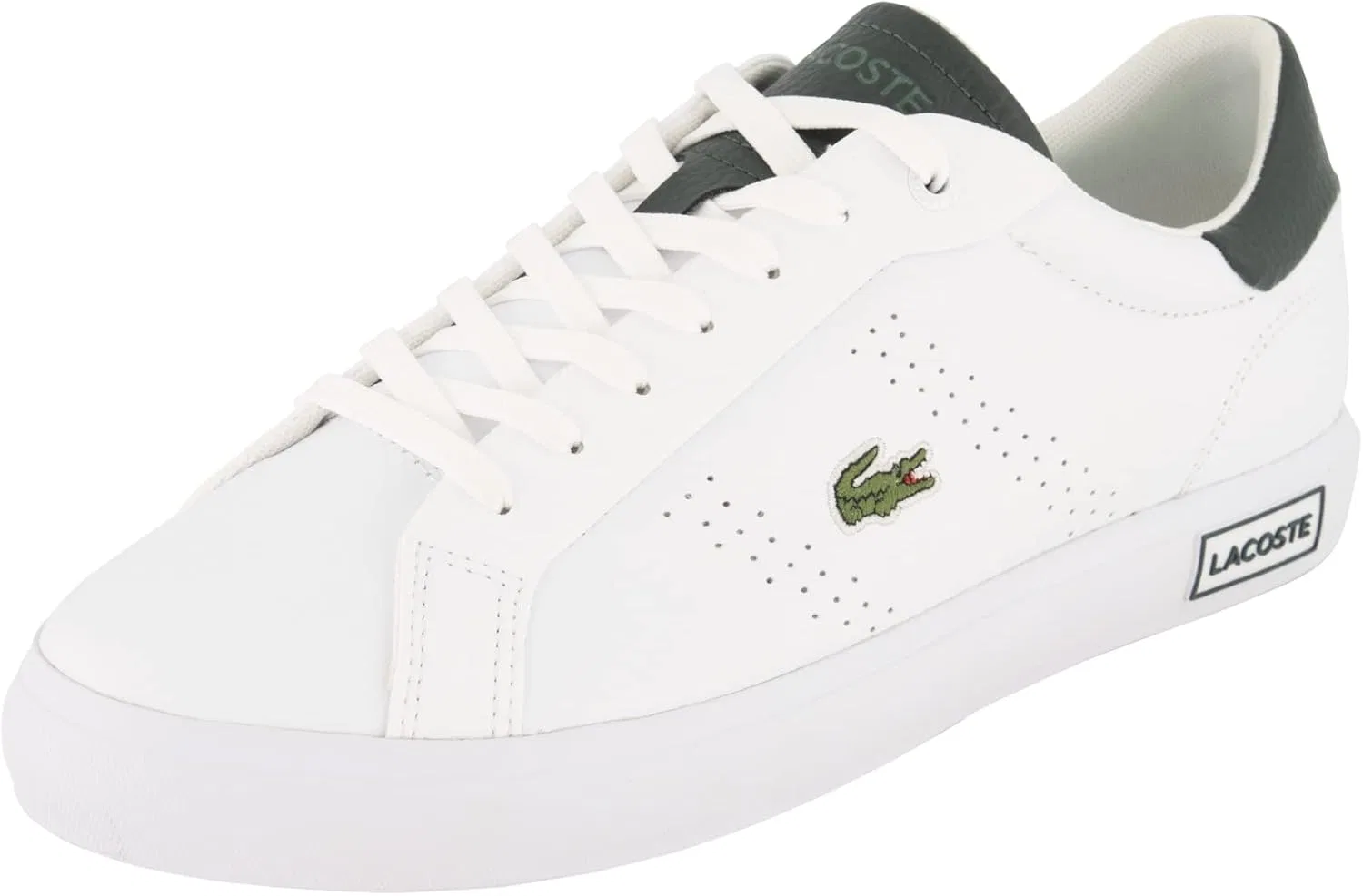 Lacoste Herren 45sma0041 вулканические кроссовки, 2-Wht Dk Green