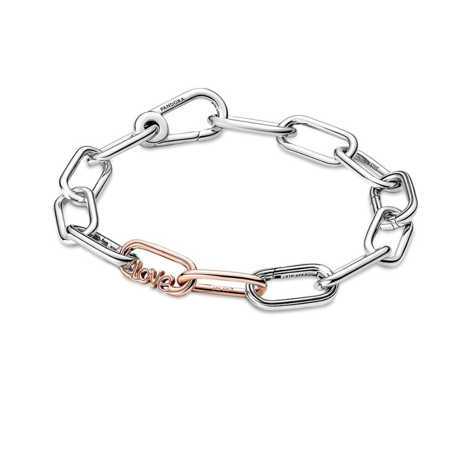

Ювелирный набор Pandora ME Love Word Link Bracelet Set, стерлинговое серебро