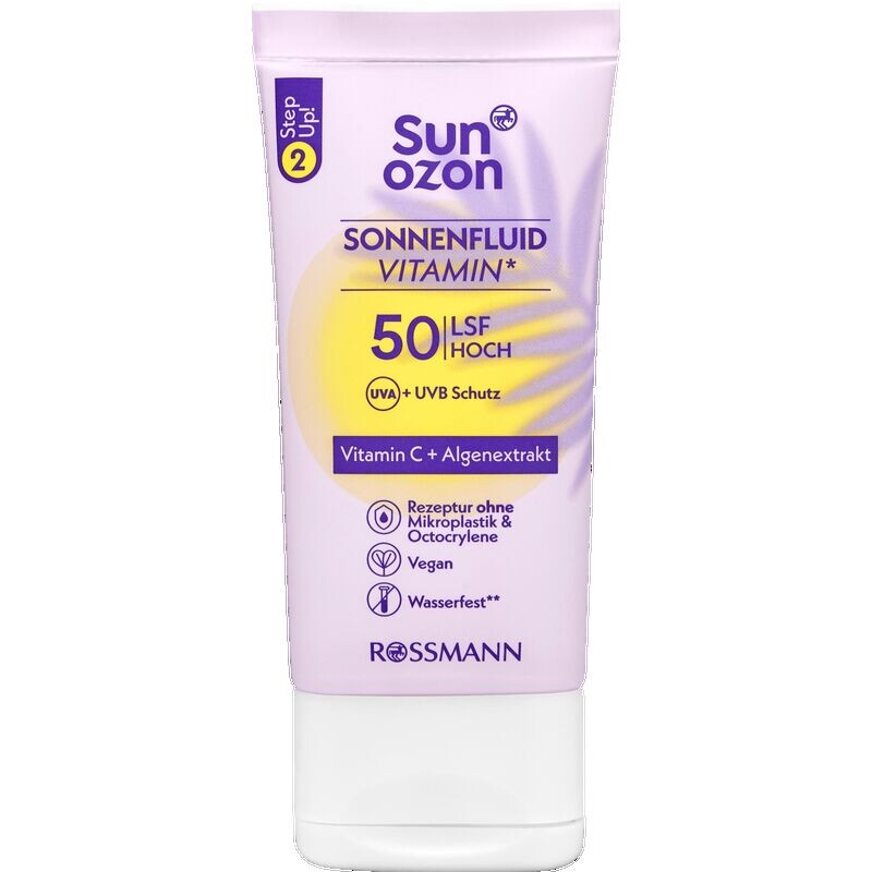 

Солнцезащитный флюид с витаминами* SPF 50 sunozon, 50 ml