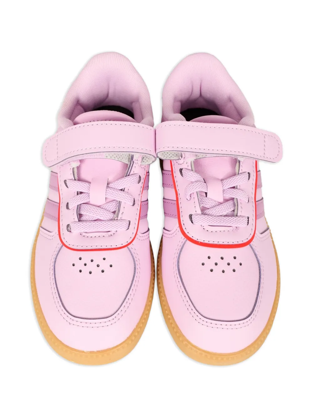 Кеды с полосками Adidas Kids, розовый — фото 3