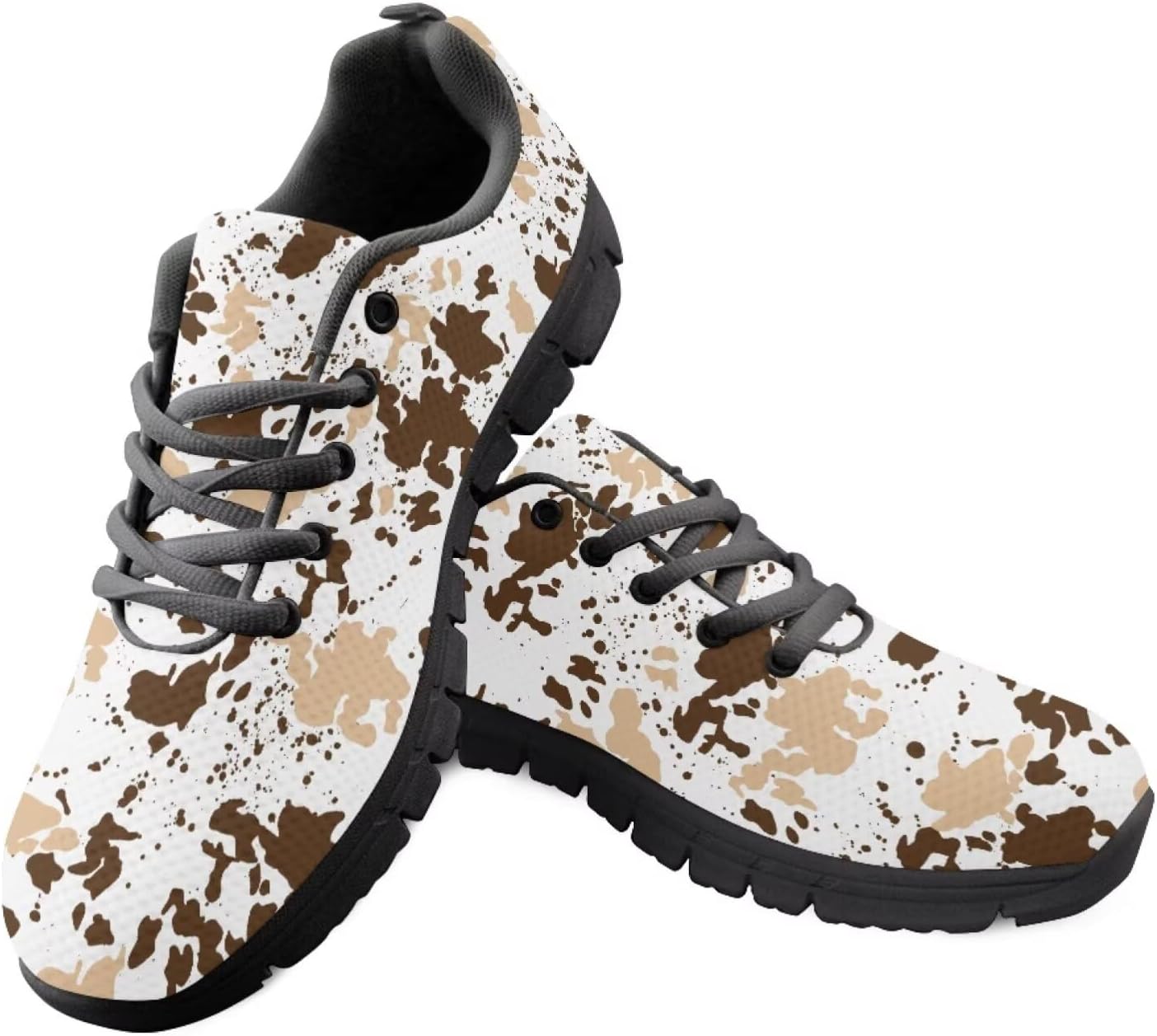 

Мужские удобные кроссовки для ходьбы PinUp Angel с забавным рисунком, дышащей сетчатой вставкой, бежевый