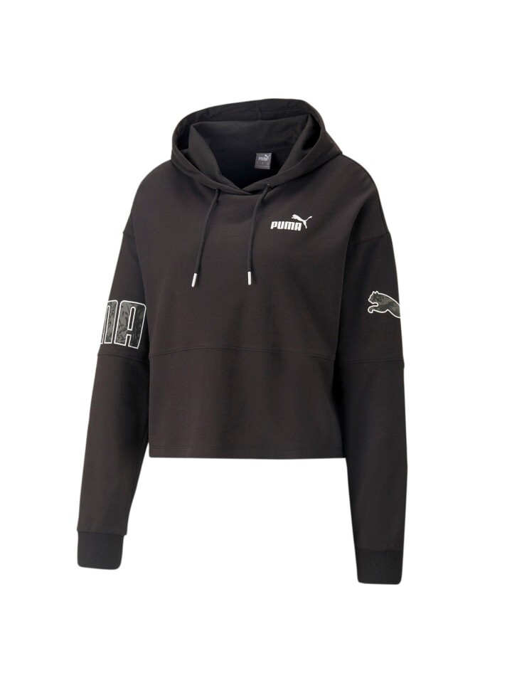 

Пуловер Puma Power Colorblock Sommer Hoodie Pullover, черный