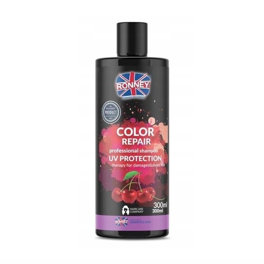 

Шампунь для защиты цвета с экстрактом вишни, 300 мл Ronney, Color Repair Professional Shampoo UV Protection