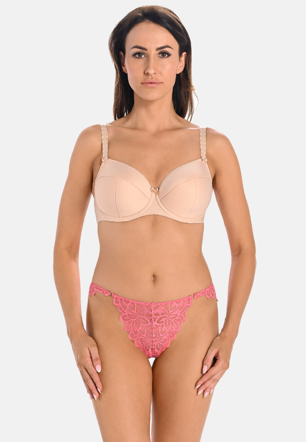 

Трусы Teyli Brasilianische mit floraler Spitze Lilian, розовый