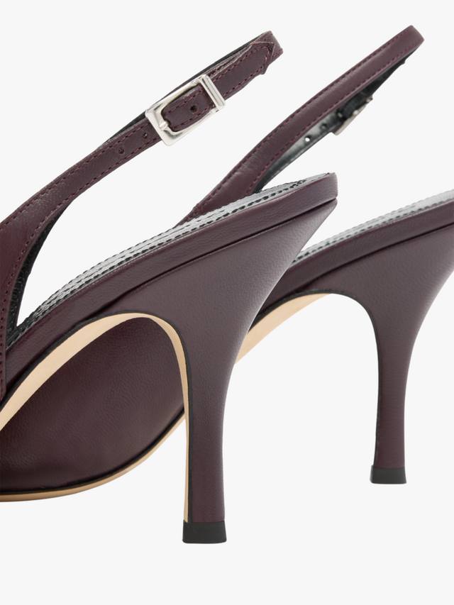 Hillcliffe кожаные туфли-лодочки на высоком каблуке с ремешком Russell & Bromley, Purple — фото 3