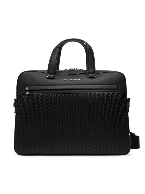 

Сумка для ноутбука Th Woven Computer Bag AM0AM13660 Tommy Hilfiger, чёрный