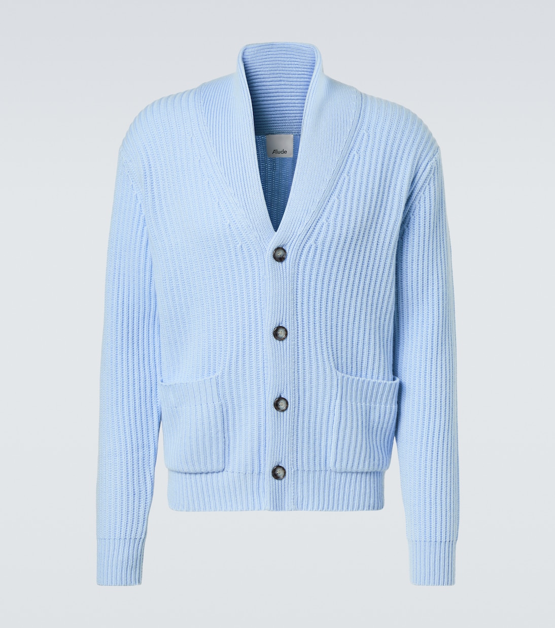 

Кардиган из шерсти и кашемира с рельефной вязкой Allude