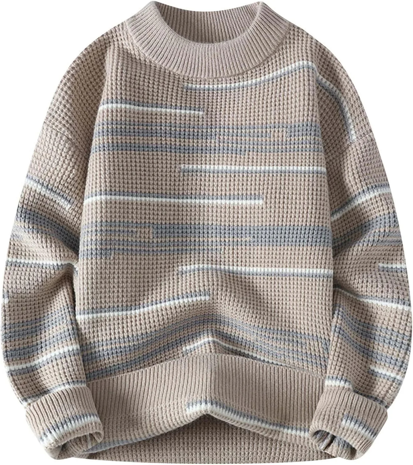 

Мужской свитер Dgoopd с полосками и цветными блоками