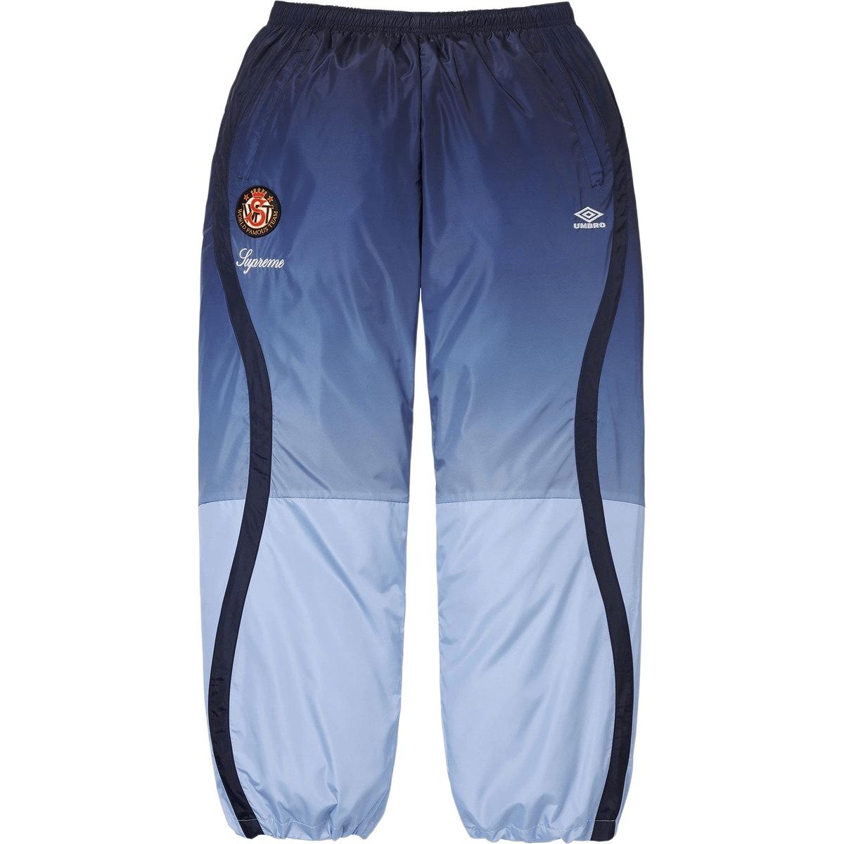Umbro Collaboration FW25 WEEK8 Градиентные спортивные штаны вязаные свитшот-брюки unisex Supreme, черный — фото 2