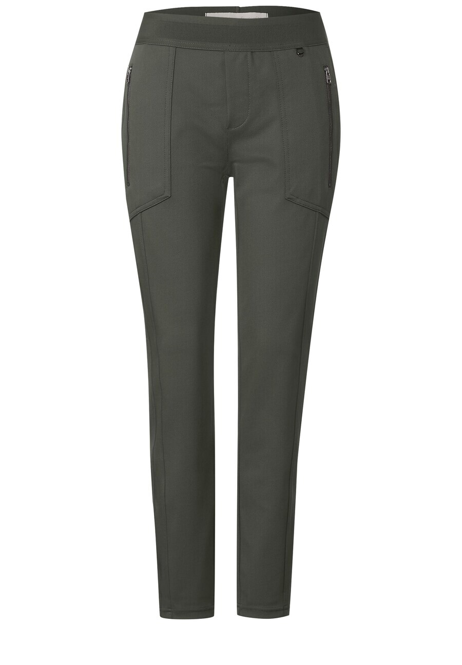 

Брюки STREET ONE Slim fit Pants, пятнистый зеленый