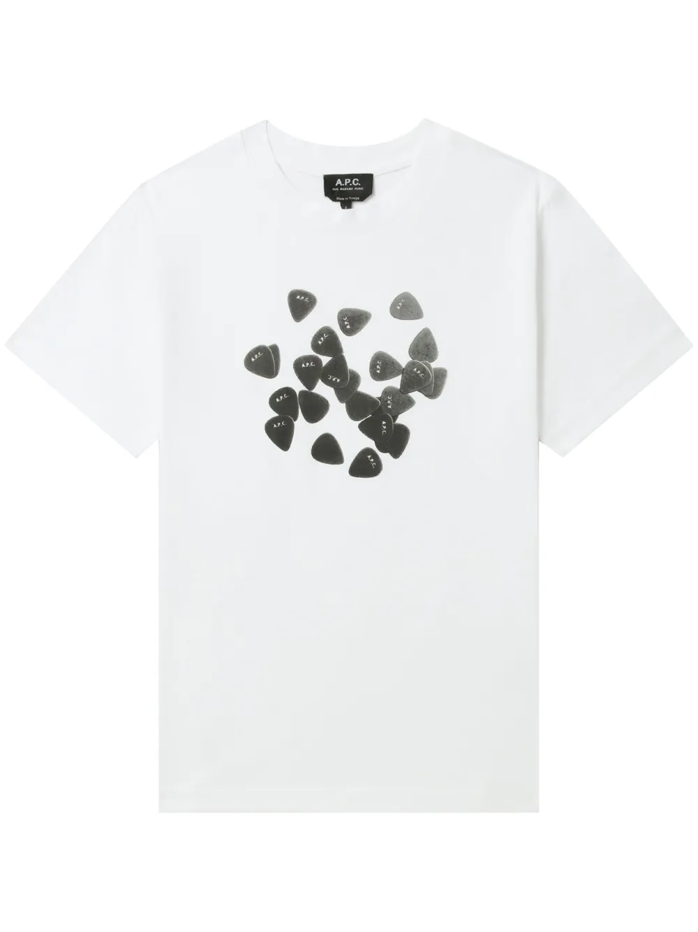 

Футболка с логотипом A.P.C., белый