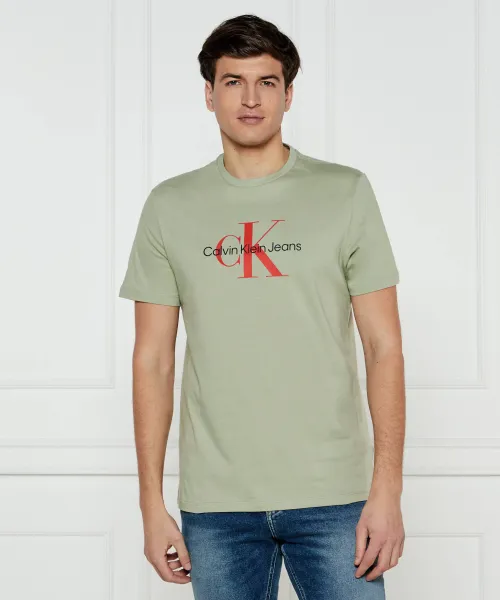 

Футболка Regular fit Calvin Klein Jeans, зеленый