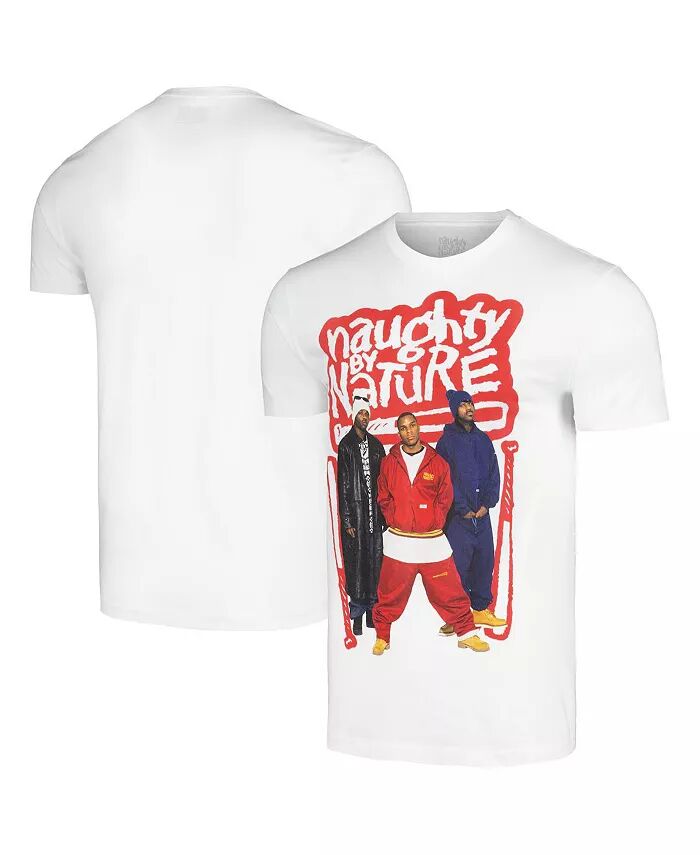 

Мужская белая футболка Naughty by Nature Photo Bats Global Merch