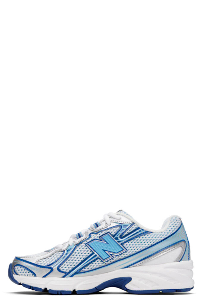 Бело-синие кроссовки 740 New Balance — фото 3