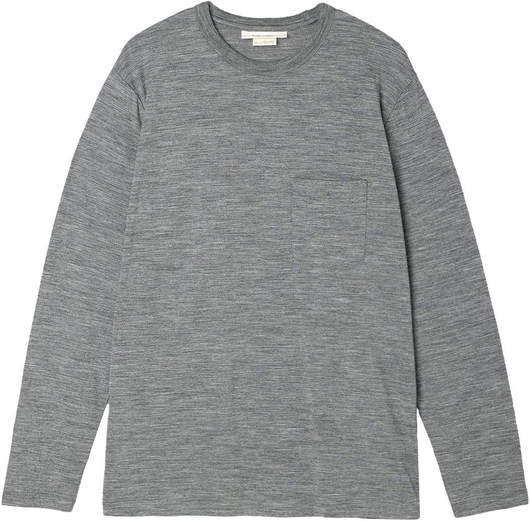 

Футболка с длинным рукавом Icebreaker, терморегулирующая, мериносовая шерсть, удобная, унисекс, 150% мериносовая шерсть, длинный рукав, карман, IT62371, унисекс для взрослых