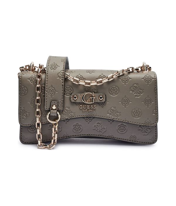 

Сумка Guess Gerty через плечо, бежевый