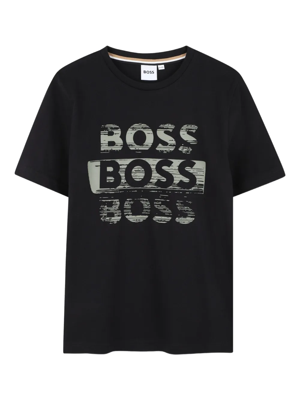 

Футболка с короткими рукавами BOSS Kidswear, черный