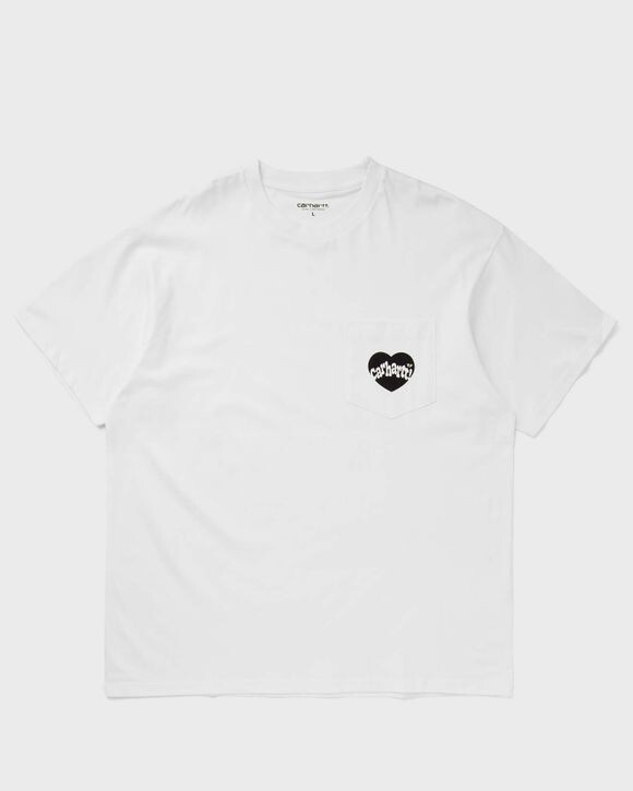 

Футболка Carhartt Wip S/S Amour Pocket Tee, цвет white / black