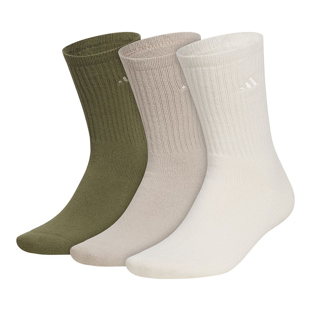 

Мужские носки adidas Cushioned Comfort, 3 пары носков Crew Adidas, цвет Olive Beige
