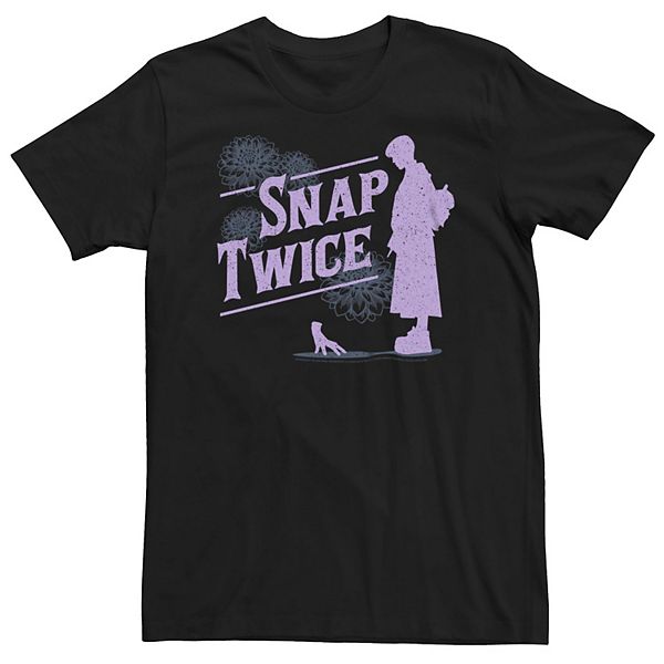 

Футболка Big & tall wednesday snap twice purple silhouette Licensed Character