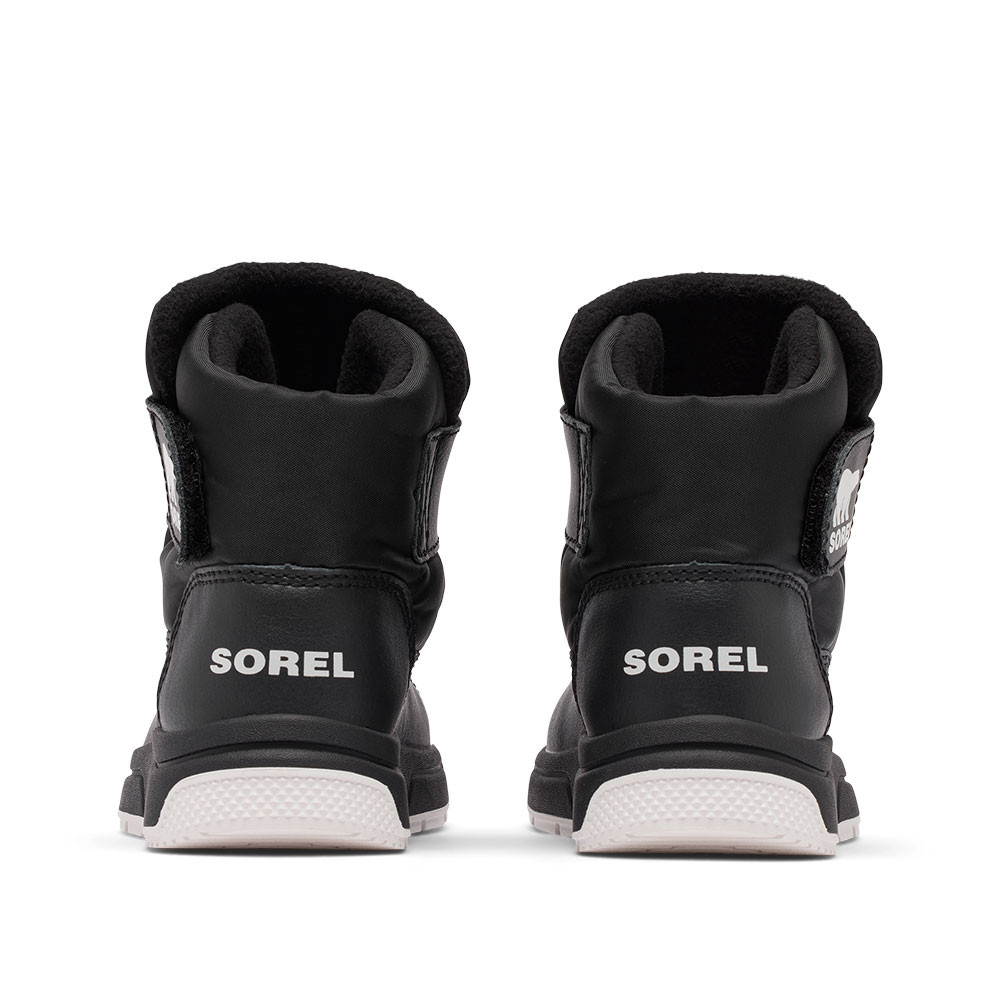 Водонепроницаемые зимние ботинки Sorel Whitney III Mid Strap (для маленьких детей), Black — фото 2