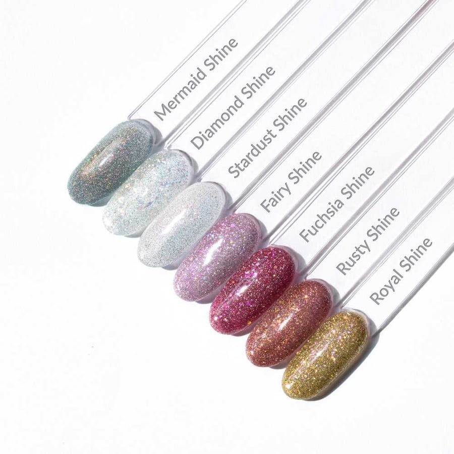 Сияй на тебе Diamond Shine Гель для ногтей MollyLac HEMA/Di-HEMA Free 50 г — фото 4