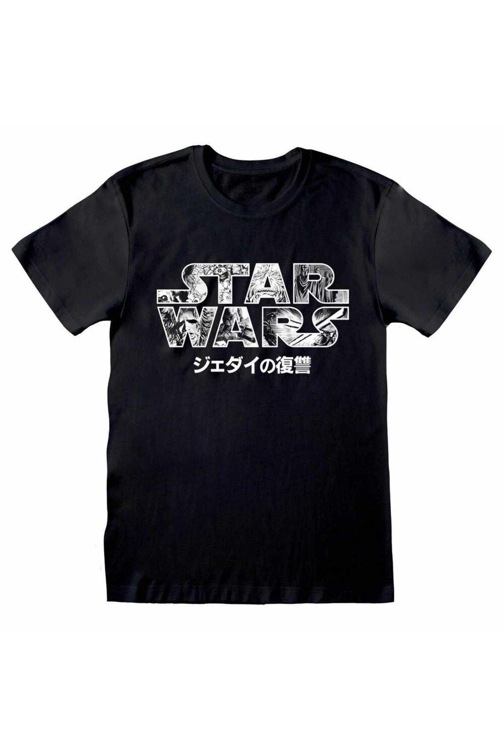 

Футболка с мангой Star Wars, черный