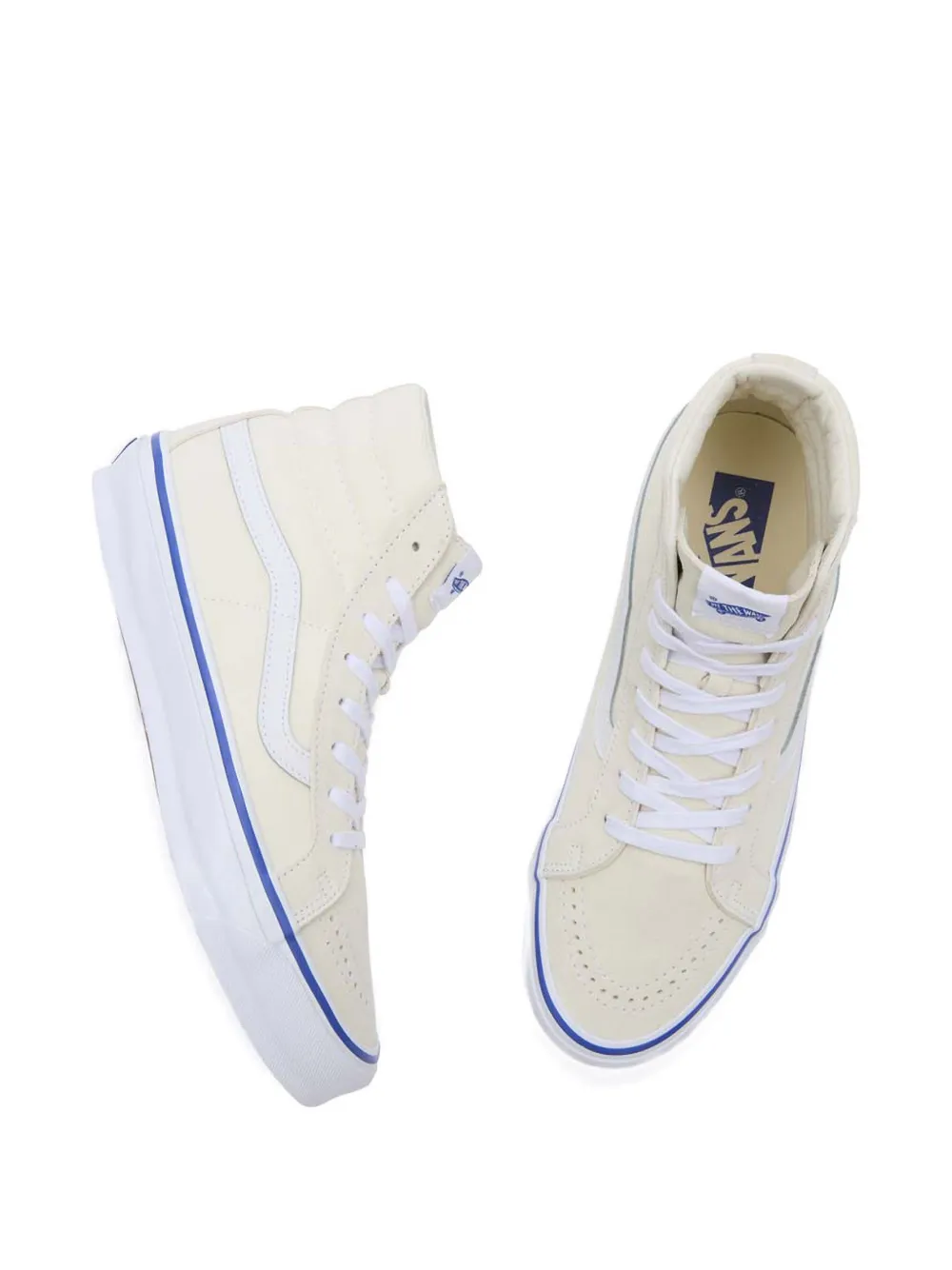 Высокие кеды Sk8-Hi 38 на шнуровке Vans, нейтральный — фото 3