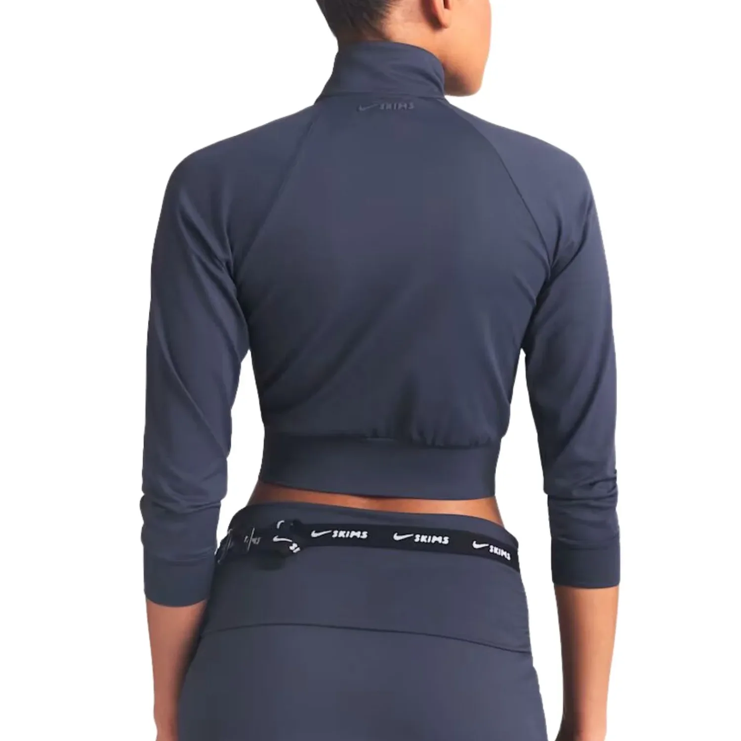 Куртка (WMNS) Nike x SKIMS Airy Track Jacket 'Deep Royal', темно-синий — фото 3