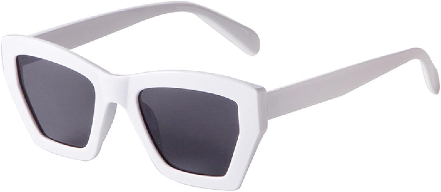 

Модные солнцезащитные очки «кошачий глаз» для женщин, ретро-очки неправильной формы для мужчин, стильные солнцезащитные очки квадратной формы для женщин с защитой от УФ-излучения UV400 WNCKSQ, C6 White