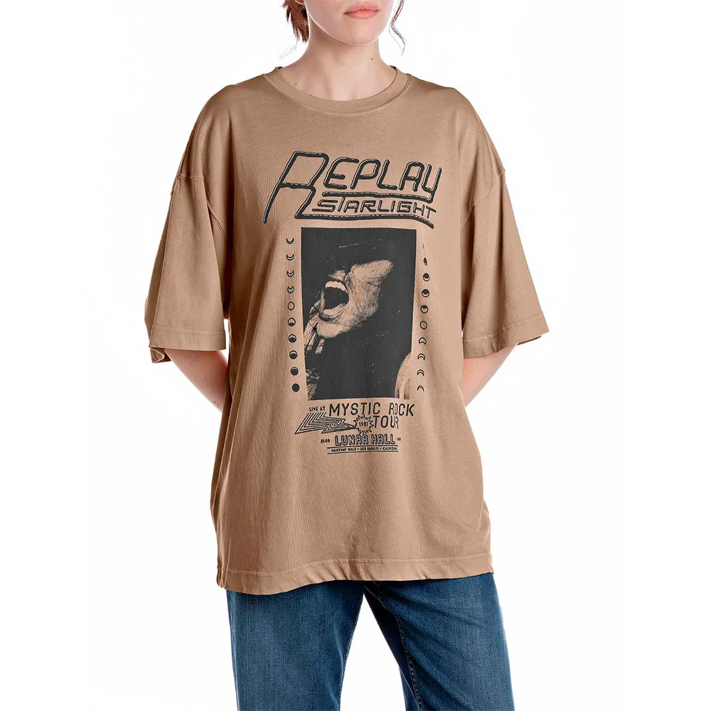 

Футболка с коротким рукавом Replay W3399.000.23792GD, бежевый