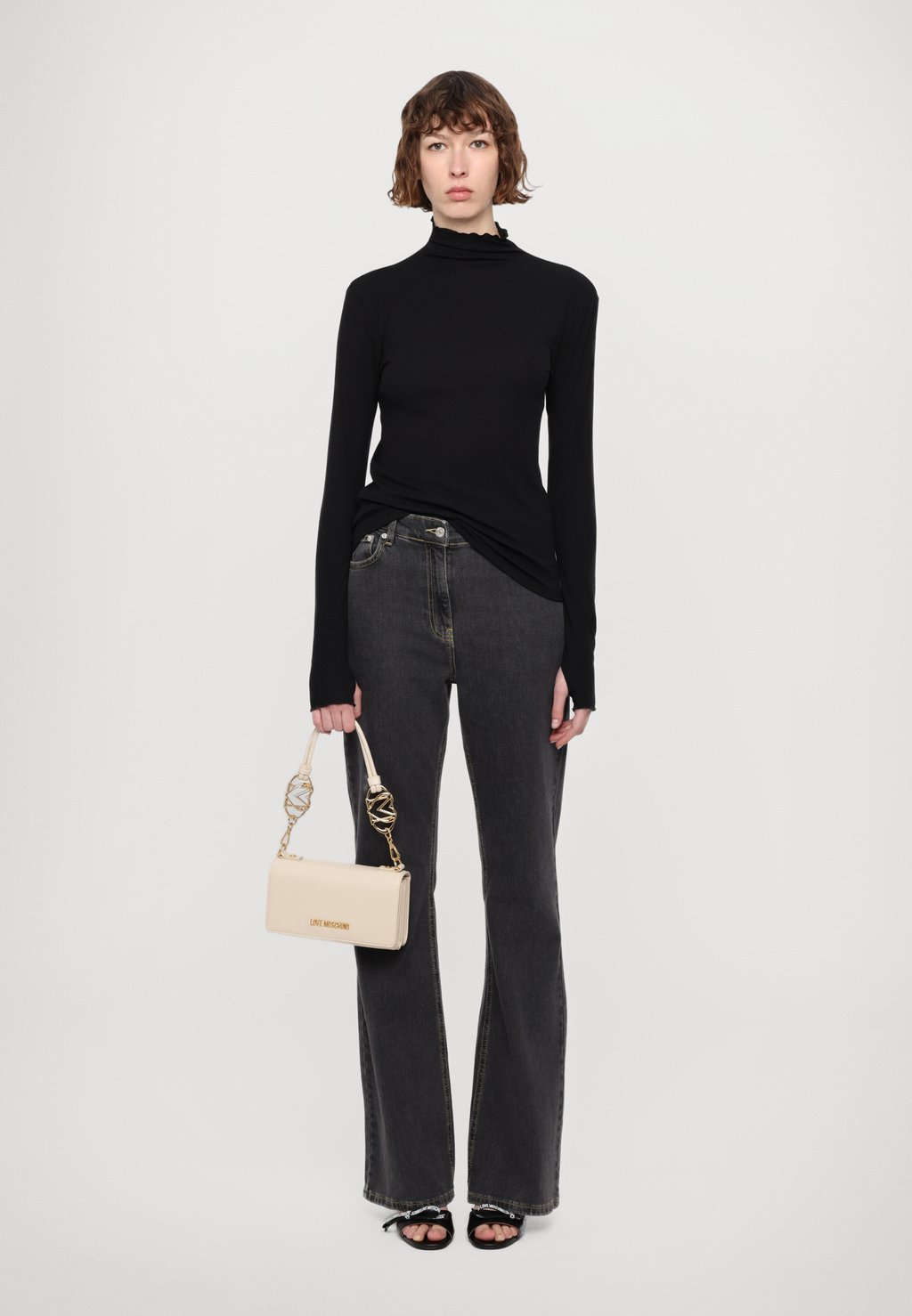 

Сумка JEWEL Love Moschino, слоновая кость, Бежевый, Сумка JEWEL Love Moschino, слоновая кость