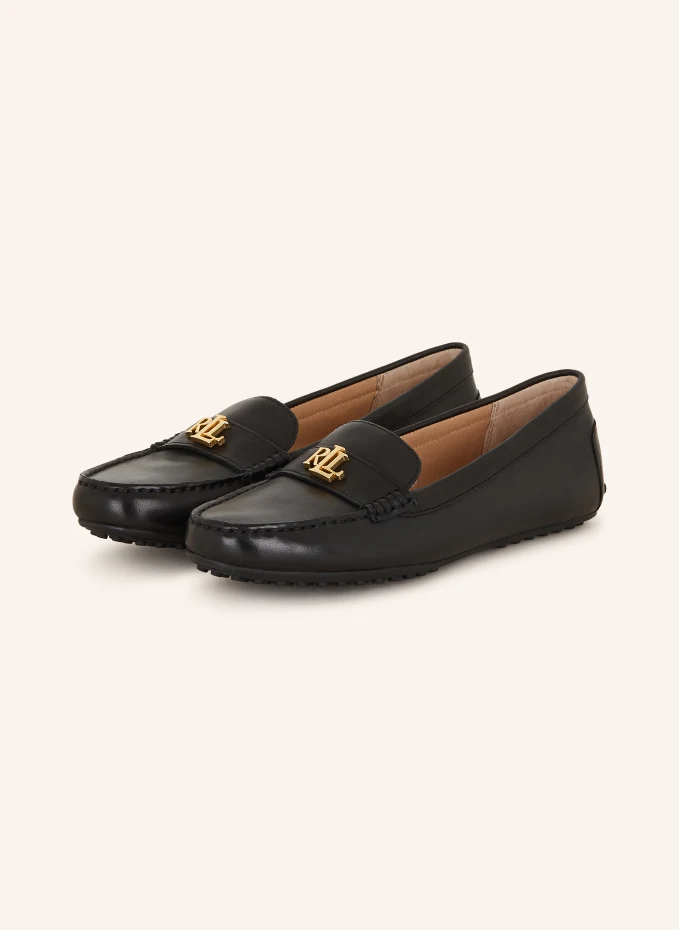 Мокасины Lauren Ralph Lauren, черный