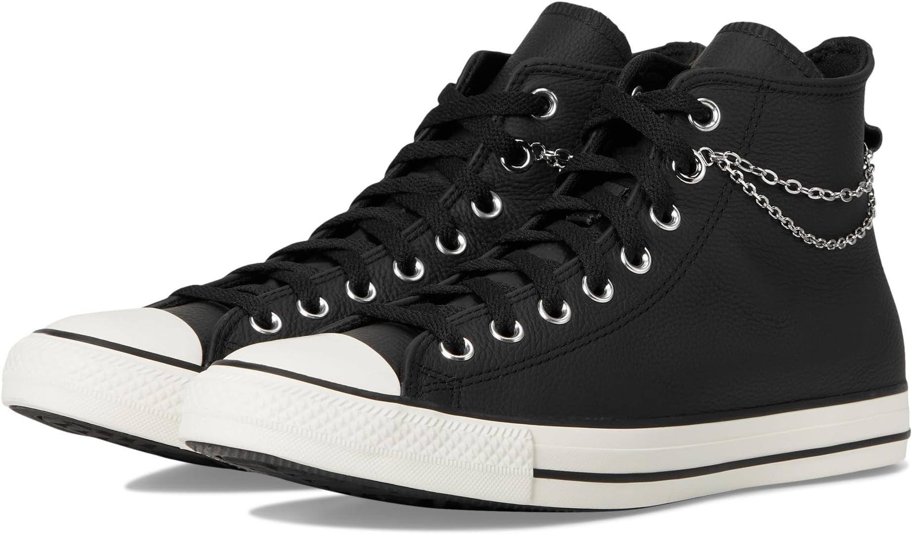 Кроссовки Converse Unisex Chuck Taylor All Star Chains, Black/Silver/Egret