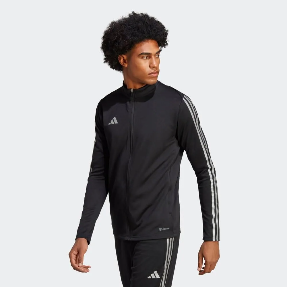 Мужская тренировочная куртка Adidas Tiro Reflective, черный/серебристый — фото 2