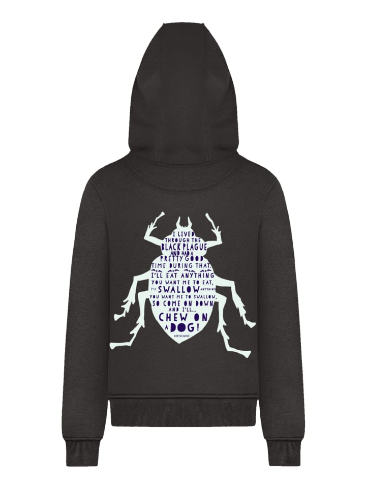 

Худи Beetlejuice унисекс Beetle черного цвета F4NT4STIC