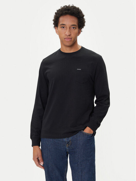 

Лонгслив regular fit M5BI77 K8FQ4 Guess Jeans, чёрный