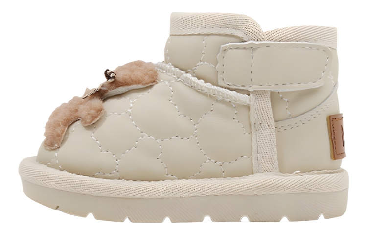 

Скользоустойчивые кроссовки Mid top для малышей MAIBUXIONG, бежевый