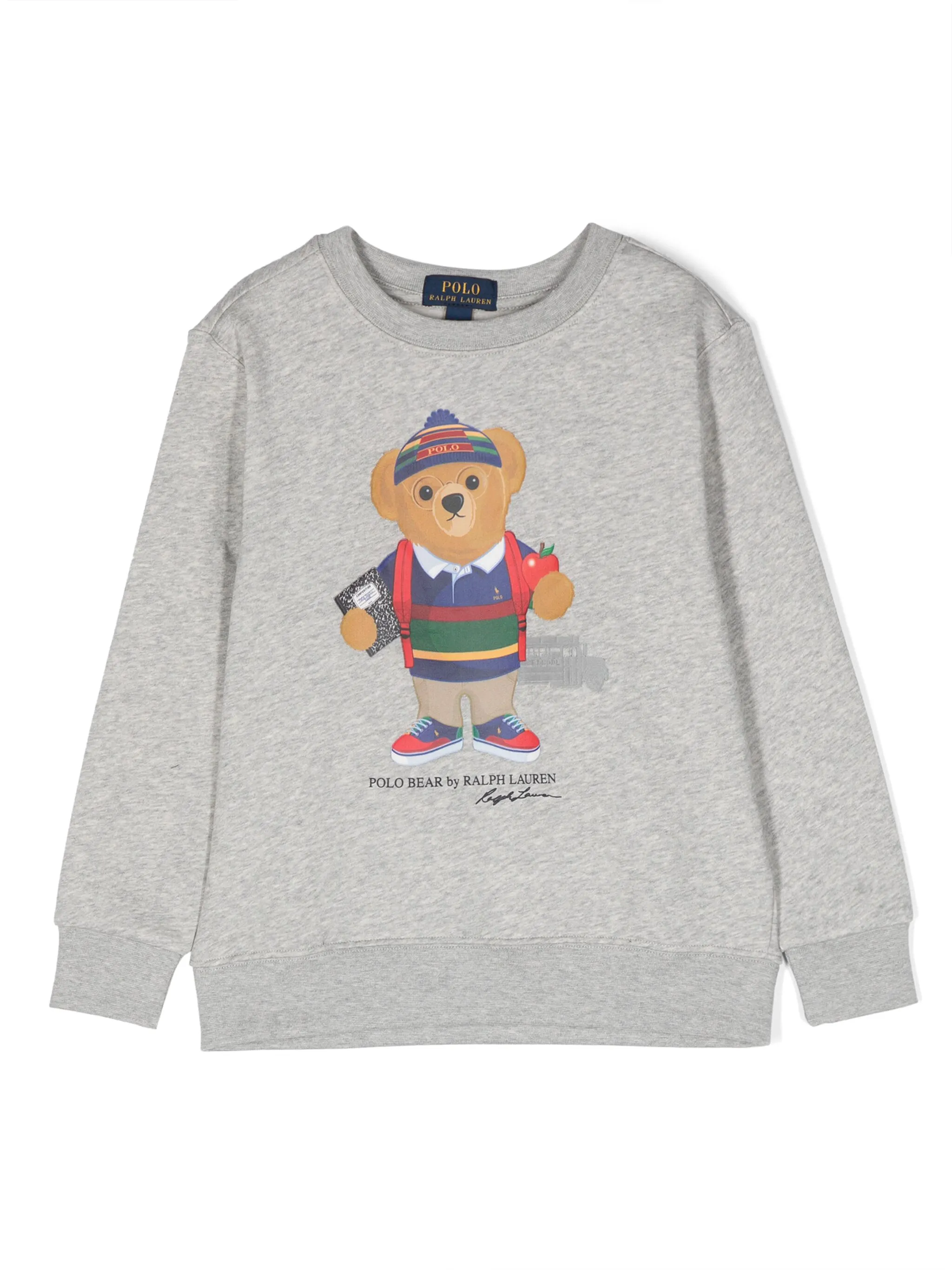 

Толстовка с принтом Polo Bear Polo Ralph Lauren Kids, серый