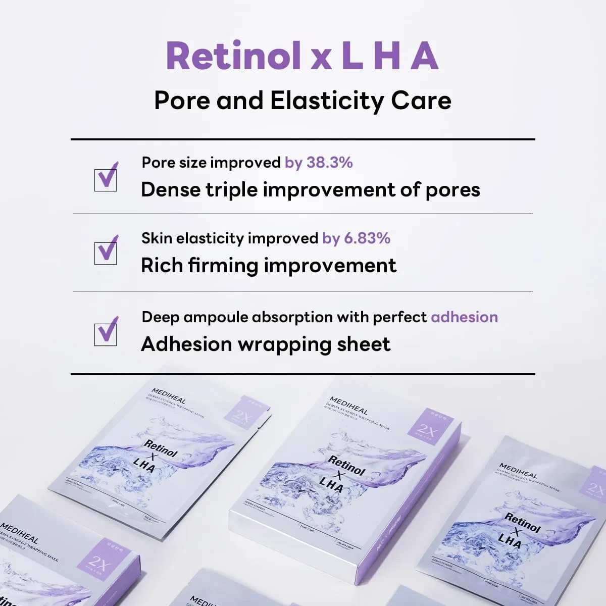 Сыворотка Mediheal — Derma Synergy Wrapping Sheet Pore Elasticity, 25 мл — фото 3