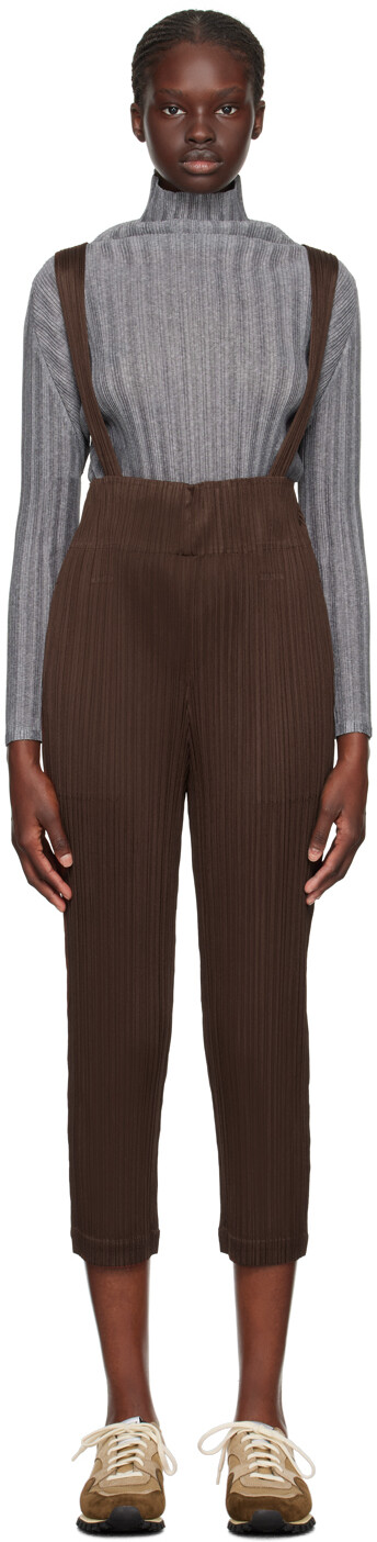 

Комбинезон Pleats Please Issey Miyake в коричневых цветах месяца, сентябрь